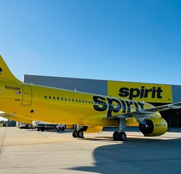 Spirit Airlines: Fliegt nur mit Airbus-Jets.