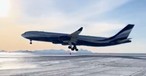 Ein Airbus A340-300 von Hi Fly: Die Airline fliegt im dritten Jahr hintereinander in die Antarktis.