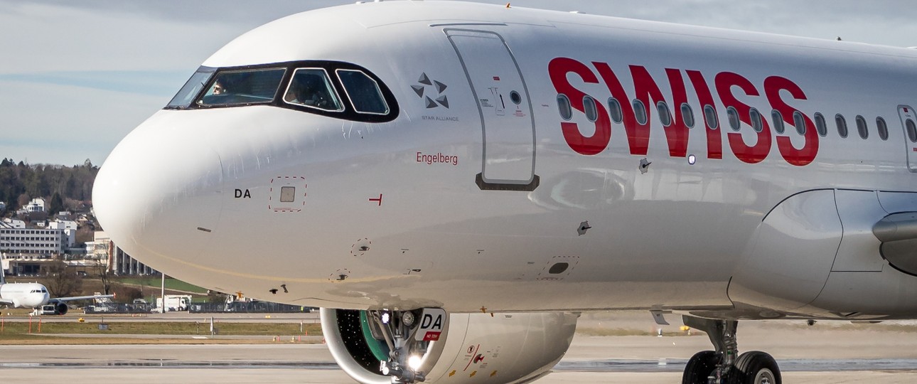 Airbus A320 Neo von Swiss: Deutlich sparsamer als die Vorgängermodelle.