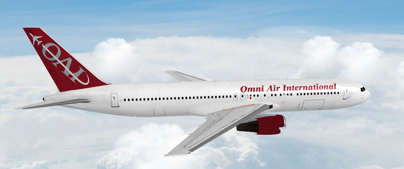 Flugzeug von Omni Air: Die Firma gehört bald zur Air Transport Services Group.