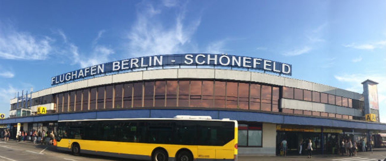 Flughafen Berlin Schönefeld: Hier droht Streik.