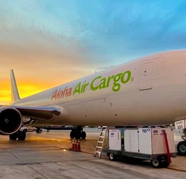 Ein Boeing-767-Frachter von Aloha Air Cargo: Betrieben von Schwester Northern Air Cargo.