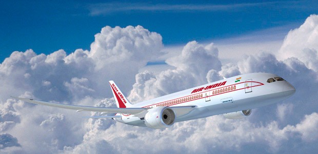 Dreamliner in den Air-India-Farben: Immer dieses Frankfurt.