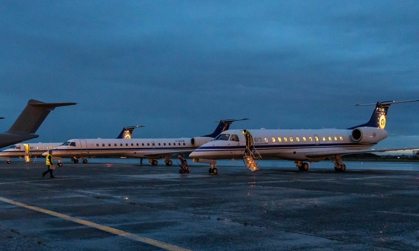 Embraer ERJ135 der belgischen Luftwaffe: Vier Exemplare des Regionaljets flogen für Belgien als Regierungsflieger.