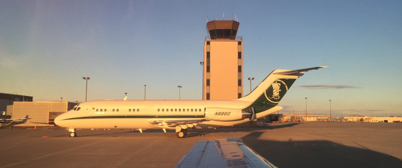 Flieger mit dem Kennzeichen N8860: Eine von wenigen noch fliegenden Douglas DC-9.