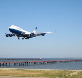 Landeanflug auf San Francisco: Empfohlen mit GPS.