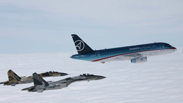Sukhoi Superjet: Über den Verbleib ist nichts bekannt.