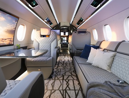 Praetor 600E: Highlight ist das neue «Smart Window».