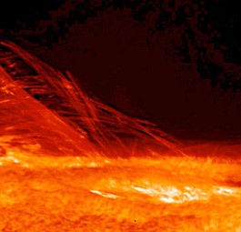 Die Oberfläche der Sonne in einer Aufnahme der NASA