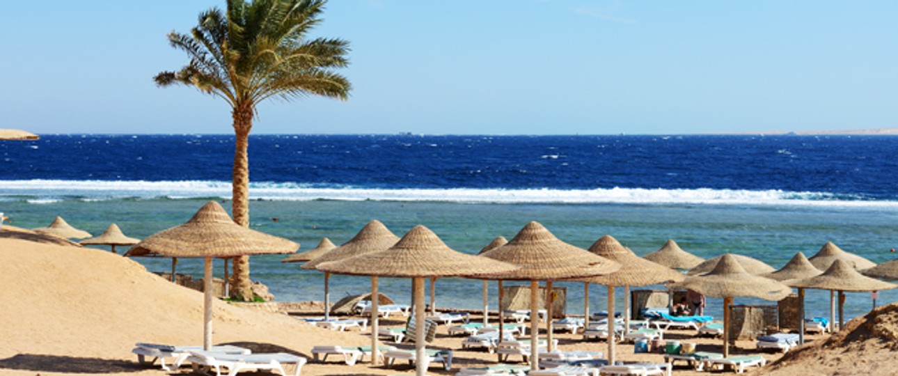 Sharm El-Sheik: Die Strände im ägyptischen Badeort bleiben derzeit leer.