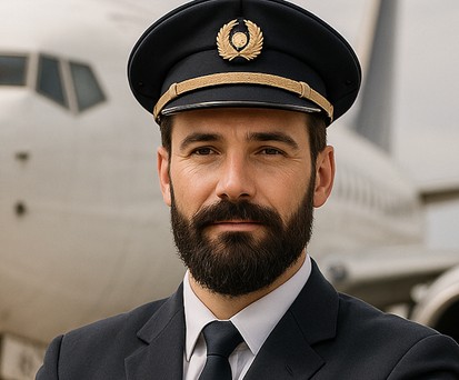 Pilot mit Bart: Die Regeln sind nicht überall gleich.