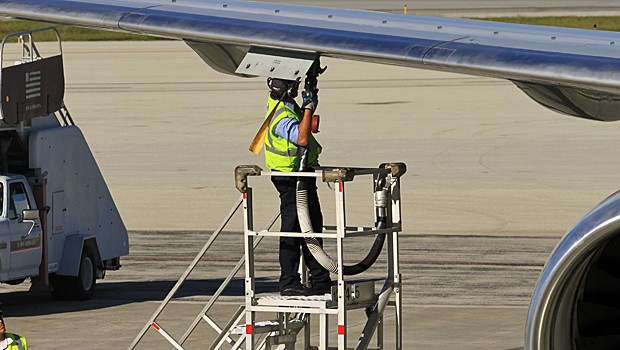Betankung eines Jets: Weniger Verluste