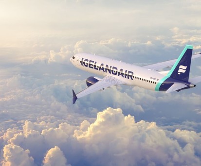Fliegen im Herz des Atlantik