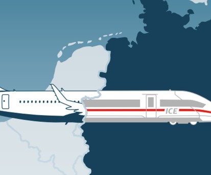 Aus Flug wird Zug: BDL und DB sehen Millionen-Potenzial.