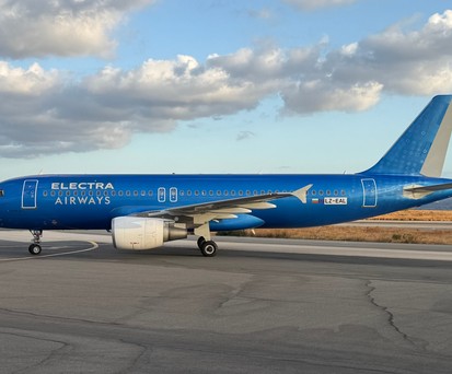 Airbus A320 von Electra Airways: Früher Ita, heute Electra Airways.