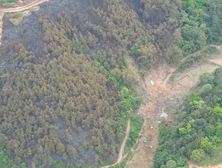 Absturzstelle: Hier prallte der Jet ins Gebirge. 