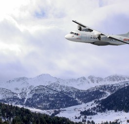 ATR über Andorra: Das Fürstentum lebt vom Tourismus.