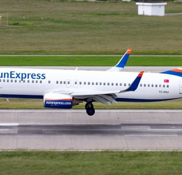 sun express boeing 737 800 tc snj