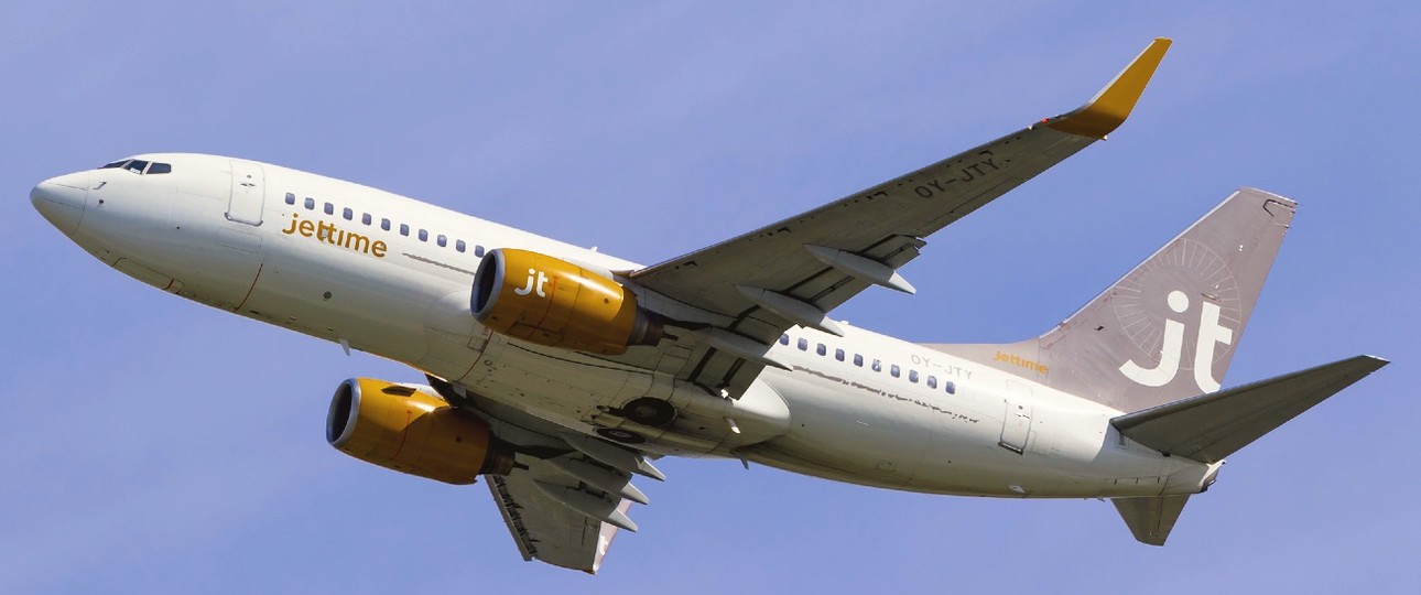 Boeing 737-700 von Jet Time: Die Airline schrumpft.