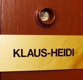 Klaus-Heidis neue Wohnungstür: Im Trendquartier Kreuzberg.