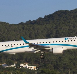 Embraer E195 von Air Dolomiti: Die Lufthansa-Tochter fliegt wieder.