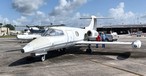 Stand lange ungenutzt herum: Der erste jemals ausgelieferte Learjet.