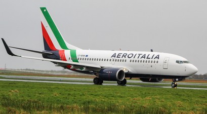 Boeing 737-700 von Aeroitalia: So sieht die neue Lackierung der Fluglinie aus.