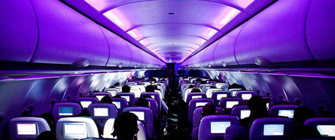 Kabine von Virgin Atlantic: Bald mit Handyempfang.