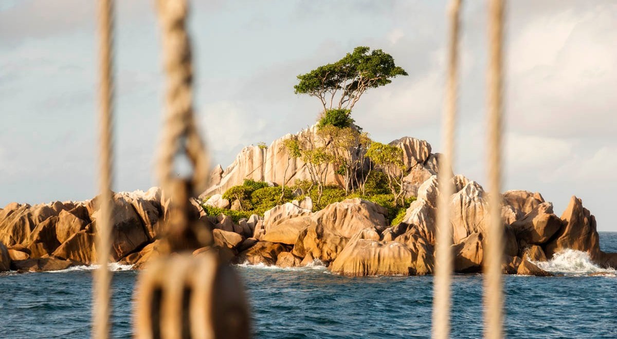 Ave Maria Felsen auf den Seychellen