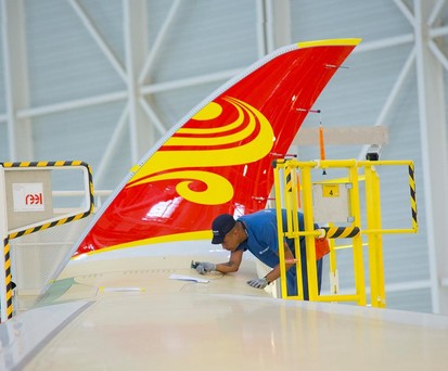 Fertigung eines A350 von Hong Kong Airlines: Viele Abgänge im Management.