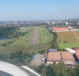 Blick auf die Piste am Sonderlandeplatz Offenburg: Die Zukunft des Platzes ist unklar.