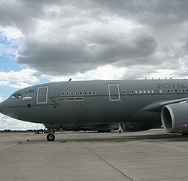 Einer der Airbus A330 der Royal Air Force: Bald mit VIP-Bereich?
