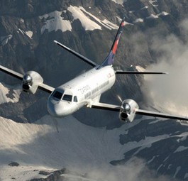 Saab 2000 von Darwin Airline: Die Flieger gehören künftig zu einem Drittel Etihad.