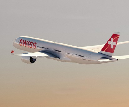 Airbus A350 von Swiss: Ein Flieger muss noch eine ganze Weile in Almaty bleiben. 