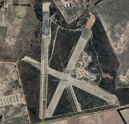 Der Flughafen von oben: Hier soll dem Flughafen Kapstadt Konkurrenz gemacht werden.