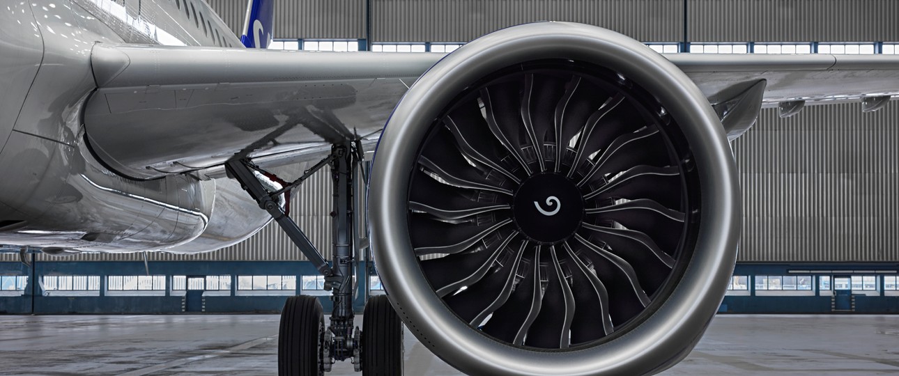 Triebwerk des Airbus A321 LR von SAS: Neue Ziele gesucht.