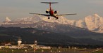 Landung am Flughafen Bern: Es ist ruhig geworden am Airport.