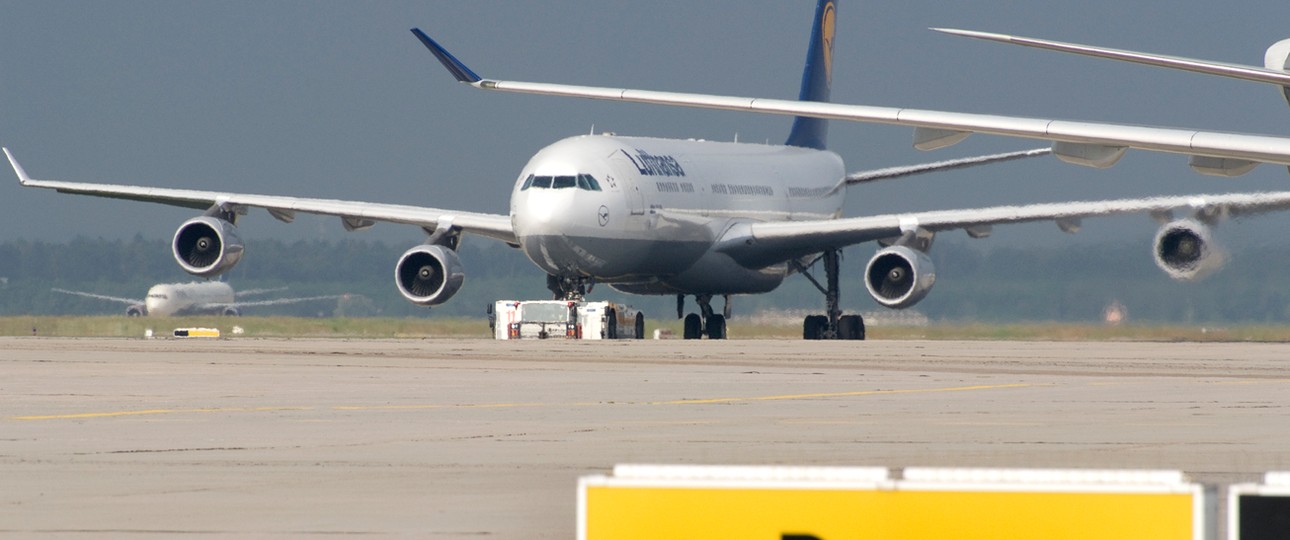 Airbus A340-300 von Lufthansa: Flog eine andere Route.