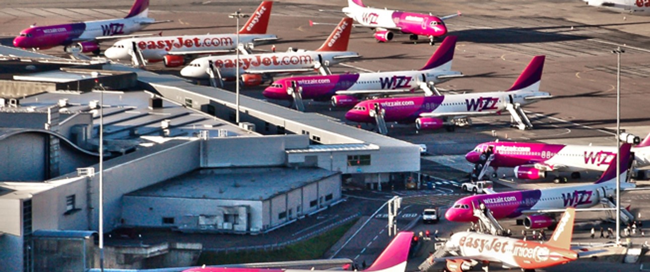 Wizz Air in London Luton: Jetzt will der Billigflieger hier einen Airbus stationieren.