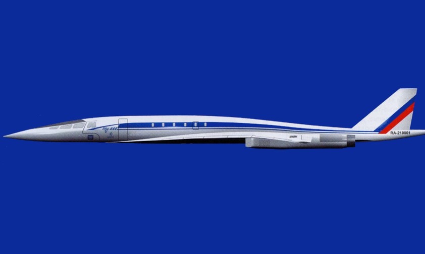 Entwurf der Tu-444 (archiv): Tupolev widmet sich erneut Geschäftsreisen mit Überschall.