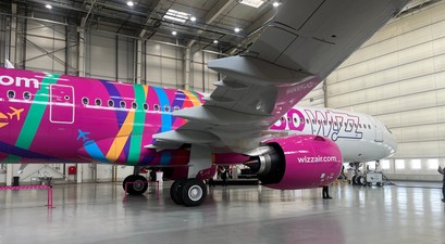 Airbus A321 Neo von Wizz Air: Es ist das 250. Flugzeug für den ungarischen Billigflieger.