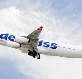 Airbus A340 von Edelweiss: Fliegt aktuell ein Mal pro Woche nach Havanna.