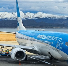 Jet von Aerolíneas Argentinas (aktuelles Bild): 2008 wurde die Fluglinie verstaatlicht.