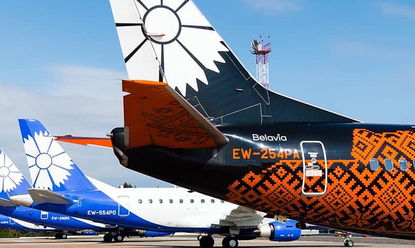 Flugzeuge von Belavia: Landen vorerst nicht in Tel Aviv.