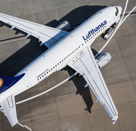 Airbus A319 von Lufthansa: Bald in Graz und Salzburg.