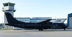 Eine ATR-72 von Air Alsie Express am Flughafen Sønderborg: ab 2027 soll sich die Passagierzahl am Flughafen verdreifachen.