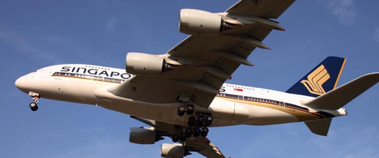 Airbus A380 von Singapore Airlines: bald auch in Indien unterwegs.