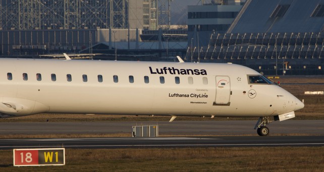 Bombardier CRj von Lufthansa Cityline: Keine Flüge mehr.