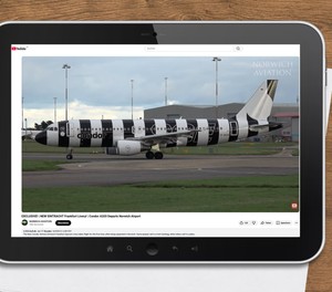 condor airbus a320 eintracht frankfurt tablet