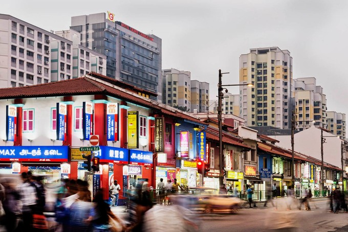 Lebensrhythmus des Subkontinents in Little India